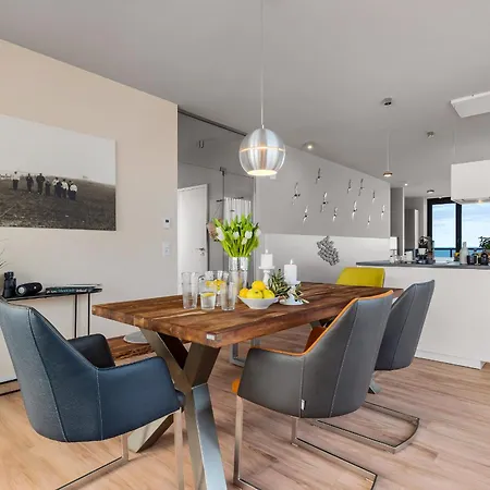 Heimathafen 1 Luxusferienwohnung In Erster Reihe Direkt Am Mit Sauna Und Kamin