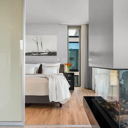 Heimathafen 1 Luxusferienwohnung In Erster Reihe Direkt Am Mit Sauna Und Kamin