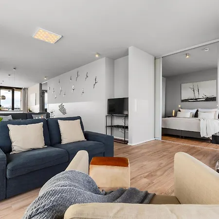 Heimathafen 1 Luxusferienwohnung In Erster Reihe Direkt Am Mit Sauna Und Kamin Daire