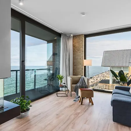 Daire Heimathafen 1 Luxusferienwohnung In Erster Reihe Direkt Am Mit Sauna Und Kamin